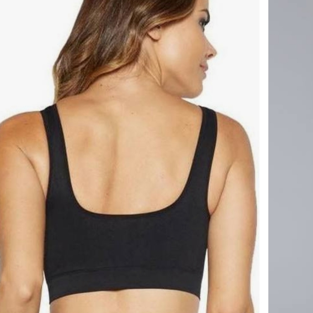Rhonda Shear Black Wireless Comfort Sports Bras - Pack of 2 - Picture 4 of 12